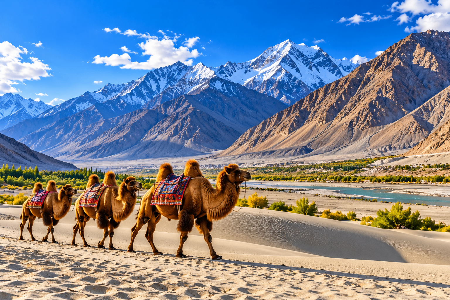 Andhra Pradesh, Gujarat, Haryana, Karnataka, Madhya Pradesh, Kerala, Maharashtra, Uttar Pradesh, Delhi, West Bengal - Leh Nubra Valley