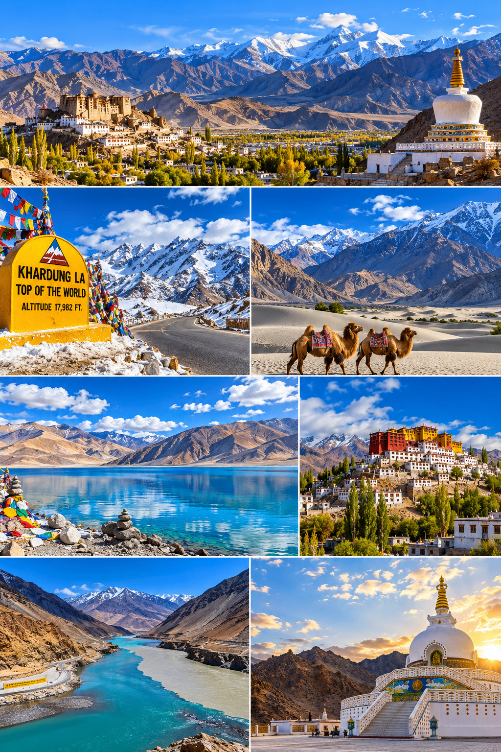 Andhra Pradesh, Gujarat, Haryana, Karnataka, Madhya Pradesh, Kerala, Maharashtra, Uttar Pradesh, Delhi, West Bengal - 05 Nights/06 Days Ladakh Package - Photo 1