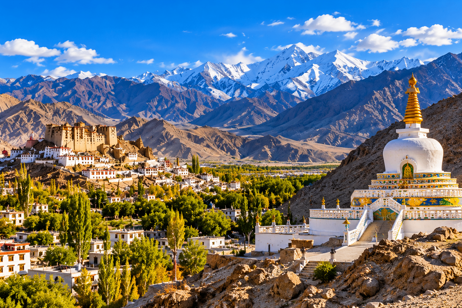 Andhra Pradesh, Gujarat, Haryana, Karnataka, Madhya Pradesh, Kerala, Maharashtra, Uttar Pradesh, Delhi, West Bengal - 05 Nights/06 Days Ladakh Package - Photo 2