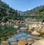 Assam, Meghalaya - Dawki Mawlynnong Living Root Bridge Crystal Waters - Photo 2