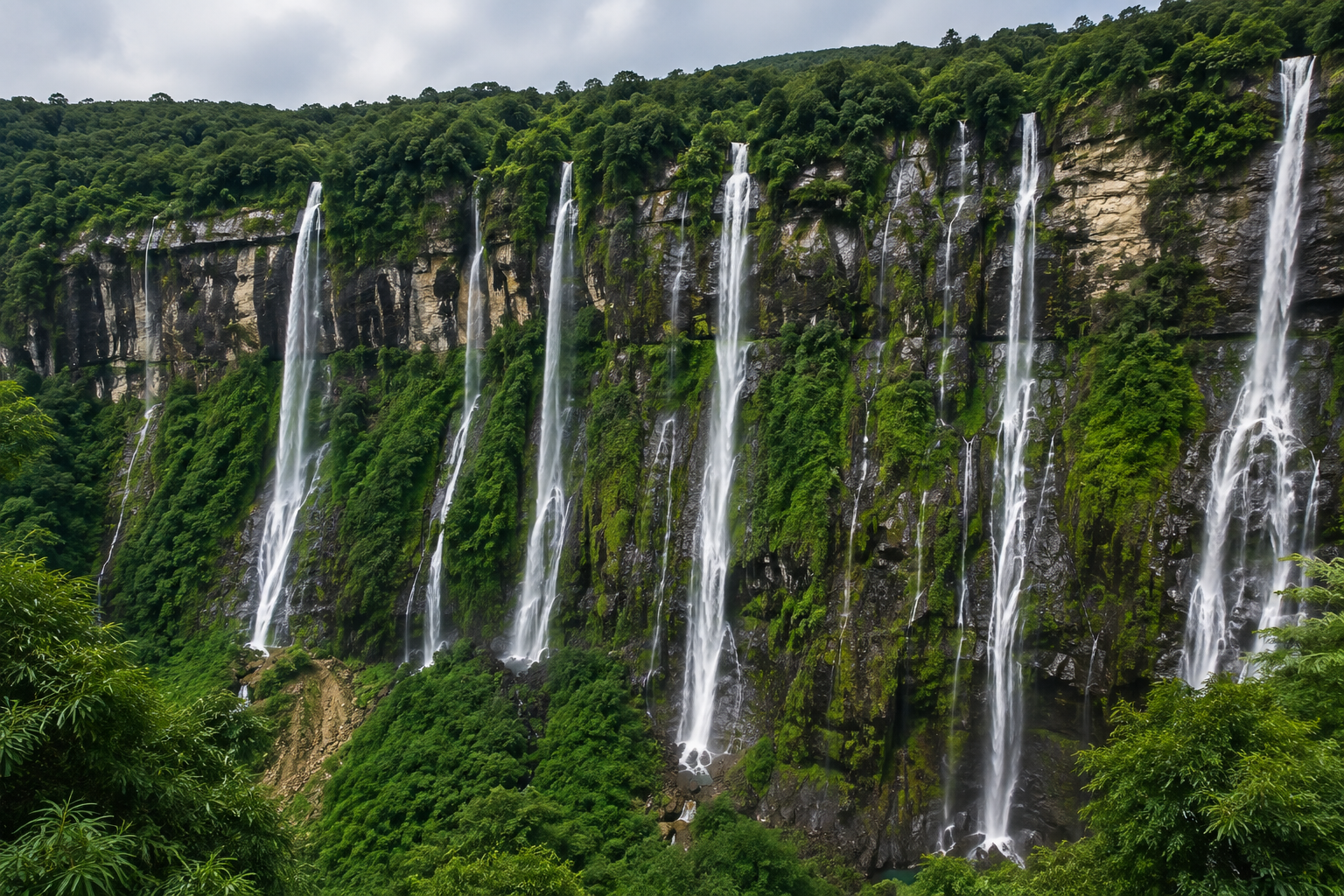 Assam, Meghalaya - Cherrapunjee Waterfalls Caves Wonders - Photo 4