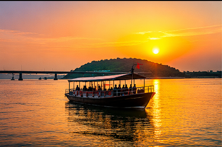 Assam, Meghalaya - Guwahati Sunset Cruise On Brahmaputra